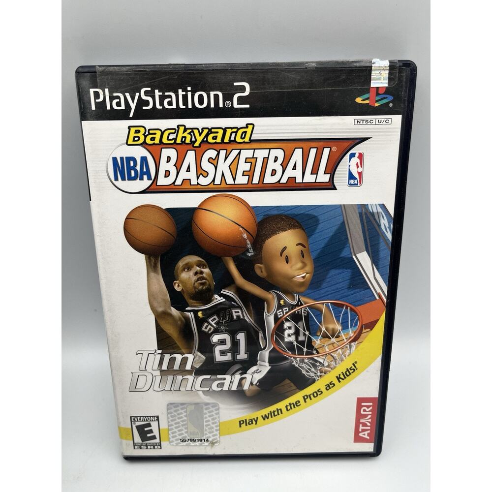 NBA Backyard Basketball PS2 PlayStation 2 Game and Case